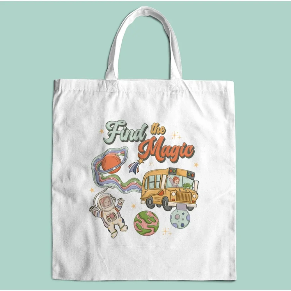 Magic School Bus Find the Magic Tote Bag - Picture 1 of 1